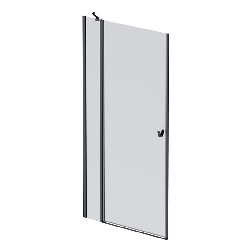 Изображение товара Душевая дверь Am.Pm Sunny в нишу 100 см стекло прозрачное черный матовый профиль