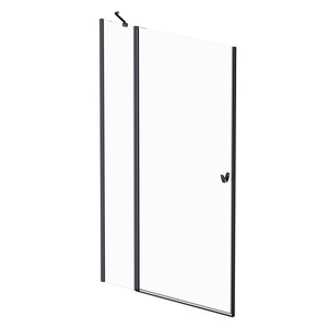 Изображение товара Душевая дверь 120 см в нишу Am.Pm Sunny, стекло 5 мм, черный матовый профиль