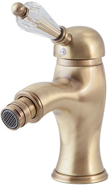 Изображение товара Смеситель Cezares VINTAGE-BSM1-02-Sw для биде с ручкой Swarovski