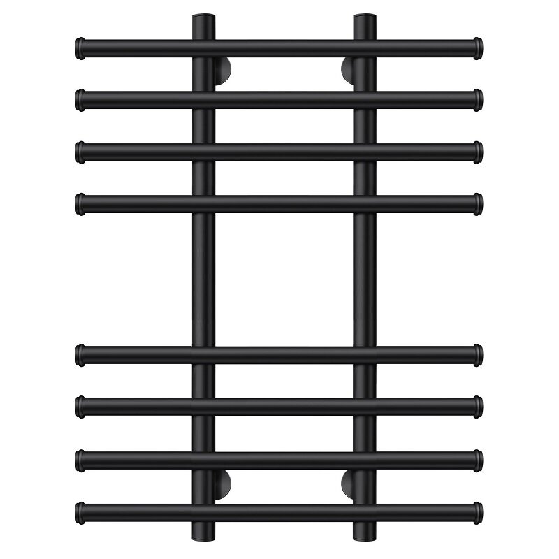 Изображение товара Полотенцесушитель водяной Secado Турин 4, 4673739229972, ширина 50 см, высота 80 см, черный матовый, 80x20x50