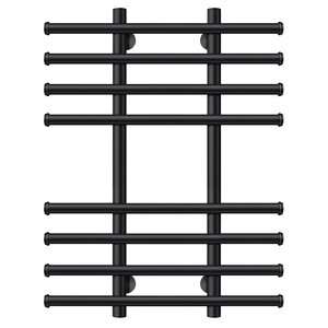 Изображение товара Полотенцесушитель водяной Secado Турин 4, 4673739229972, ширина 50 см, высота 80 см, черный матовый, 80x20x50