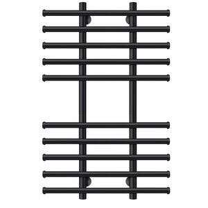 Изображение товара Полотенцесушитель водяной Secado Турин 4 50x100 см черный матовый нержавеющая сталь