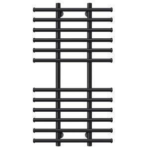 Изображение товара Полотенцесушитель водяной Secado Турин 4, 4673739230046, ширина 60 см, высота 120 см, черный матовый, 120x20x60