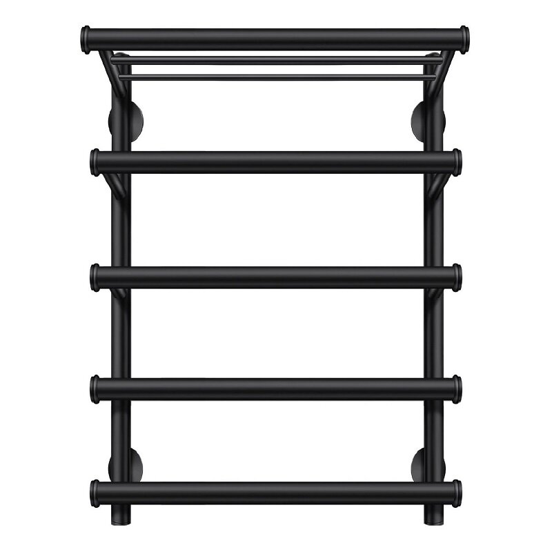 Изображение товара Полотенцесушитель водяной Secado Турин 6, черный матовый, 60 см