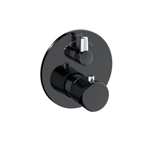 Изображение товара Смеситель для душа Kludi Balance термостатический с 2 потребителями черный матовый