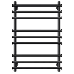 Изображение товара Полотенцесушитель водяной Secado Турин плюс, 4673739230336, ширина 50 см, высота 80 см, черный матовый, 80x40x50