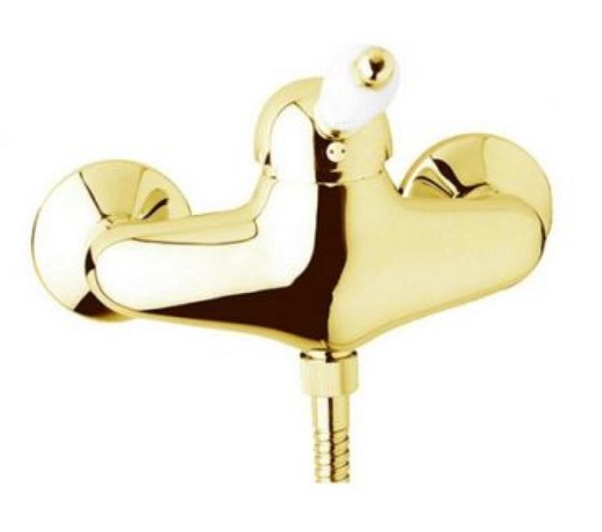 Изображение товара Смеситель для душа Cezares ELITE-DM-03/24-Bi белый золото ретро дизайн