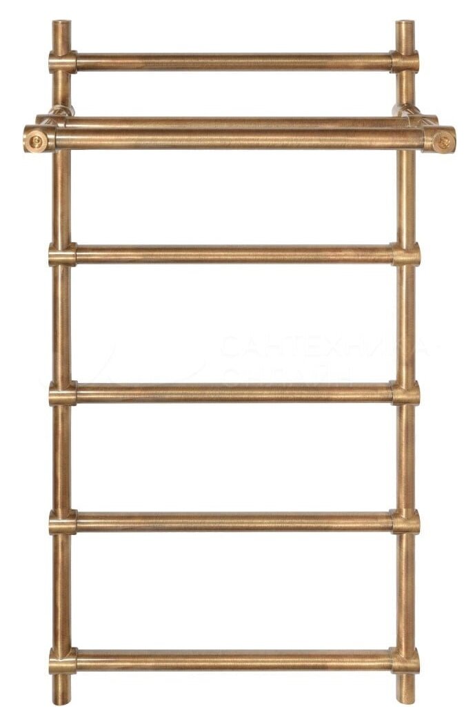 Изображение товара Полотенцесушитель водяной Secado Флоренция 3, 4603777460419, 60 x 100, ширина 62.8 см, высота 106.5 см, бронза