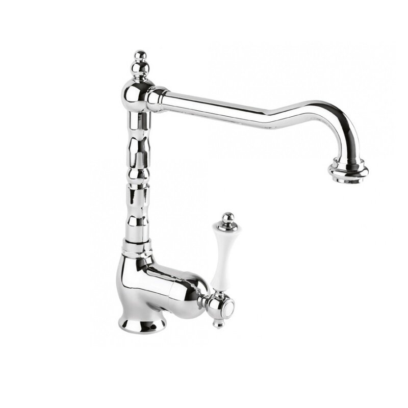 Изображение товара Cezares Margot MARGOT-LSM2-01-Bi смеситель для раковины, хром/белый, 18 см