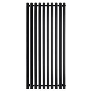Изображение товара Полотенцесушитель водяной Secado Бергамо плюс 10, 4673739248683, ширина 53 см, высота 130 см, черный матовый