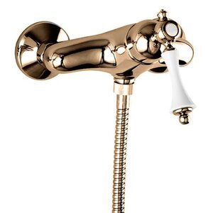 Изображение товара Смеситель Cezares Margot MARGOT-DM-02-Bi для душа, бронза/белый