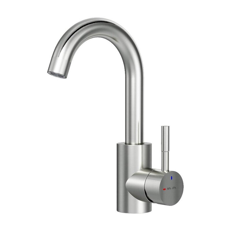 Изображение товара Смеситель для раковины AM.PM X-Joy S F85B02711 сатиновый с поворотным изливом