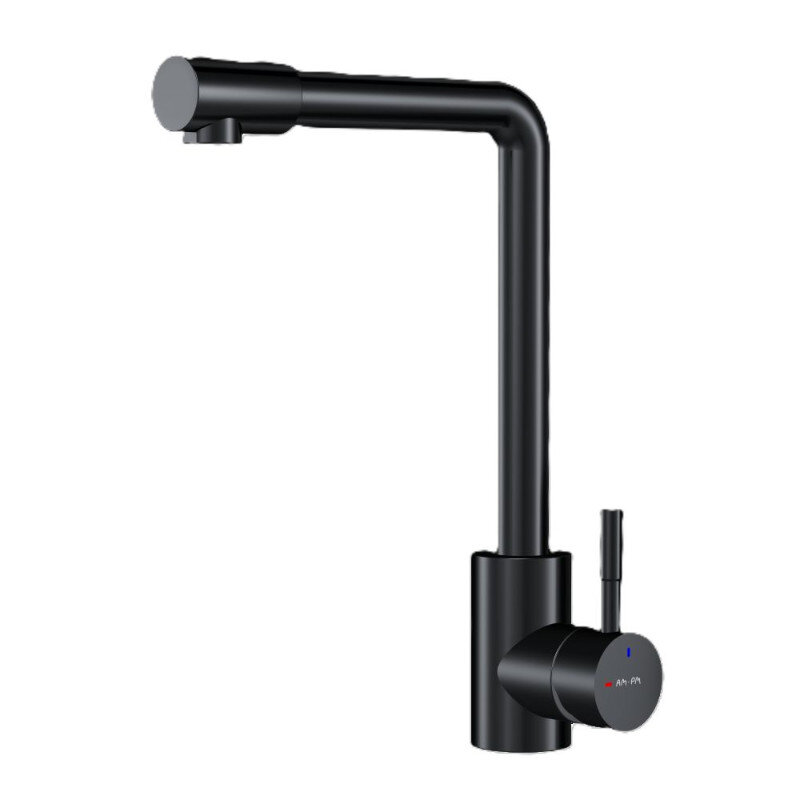 Изображение товара Смеситель кухонный AM.PM X-Joy S черный с функцией EcoStart
