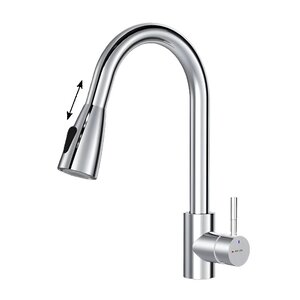 Изображение товара Смеситель для кухонной мойки AM.PM X-Joy S F85B07500 с выдвижным изливом