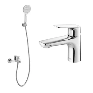 Изображение товара Комплект смесителей Arrow SET3 AG4137CP/AG3605, с душевым гарнитуром, хром