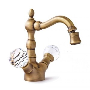 Изображение товара Смеситель для биде Cezares Atlantis ATLANTIS-BS2 бронза с двумя ручками