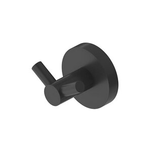 Изображение товара Двойной крючок для полотенец Cezares Relax-HKD-NOP черный матовый нержавеющая сталь