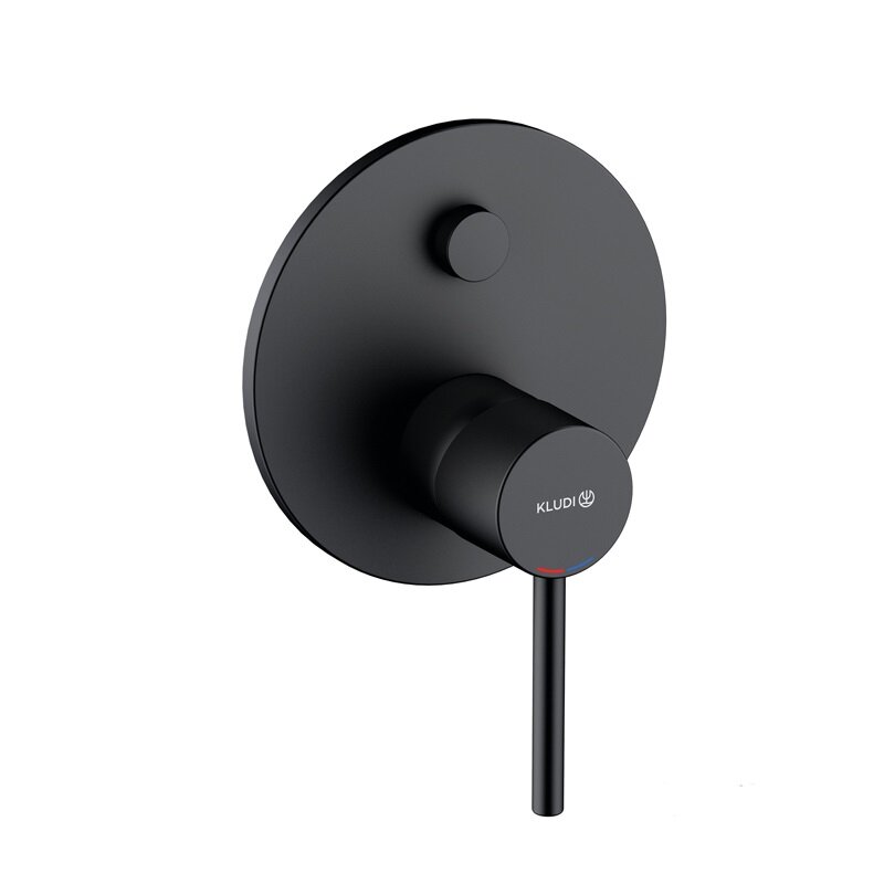 Изображение товара Смеситель KLUDI Bozz 387593976 для ванны и душа, черный матовый