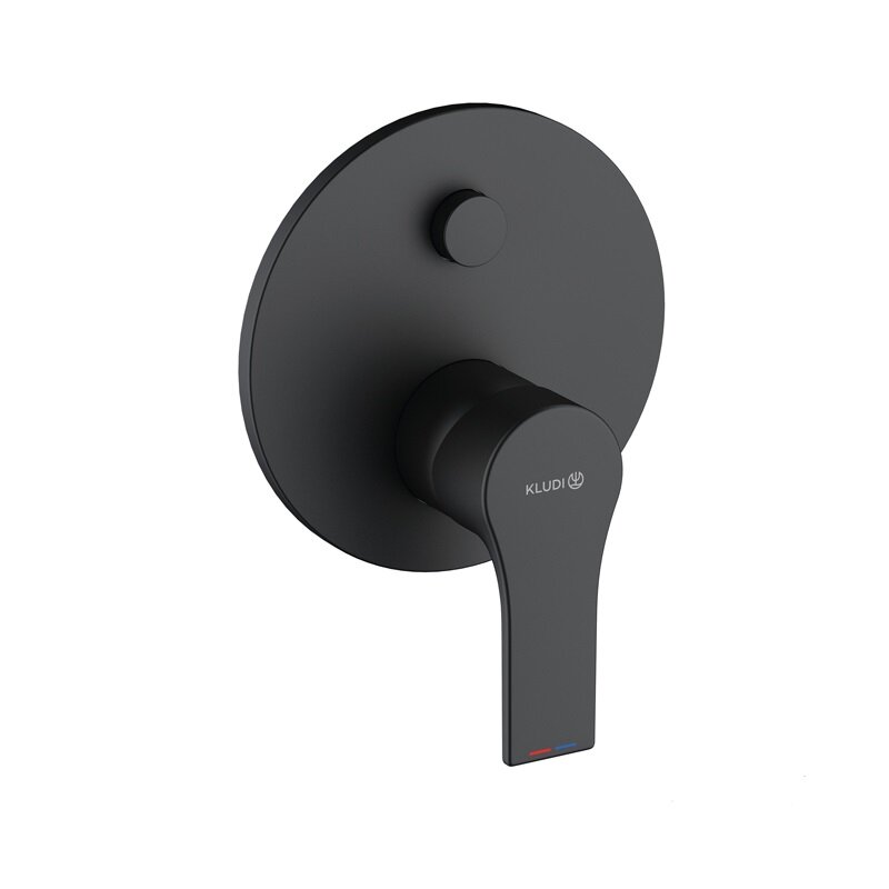 Изображение товара Смеситель для душа Kludi Zenta SL 487593965 черный матовый встроенный
