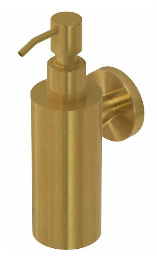 Изображение товара Дозатор жидкого мыла Cezares Relax-SOIS-M-BORO из нержавеющей стали и золота