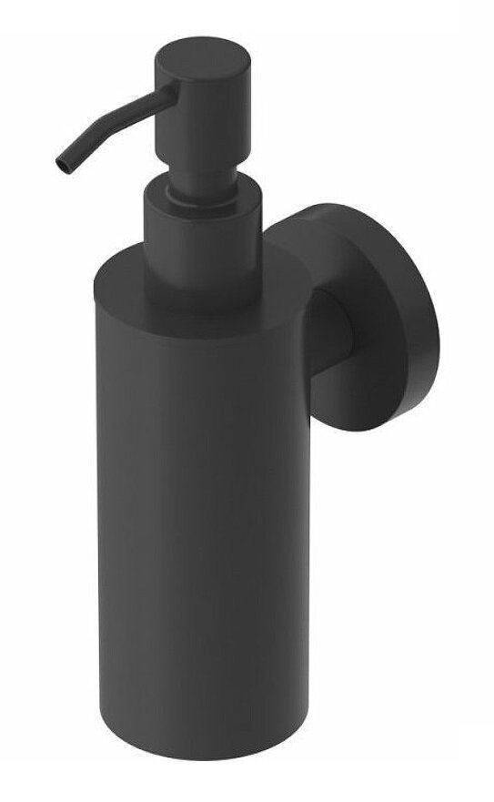 Изображение товара Дозатор жидкого мыла Cezares Relax-SOIS-M-NOP черный матовый настенный 200 мл