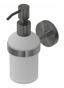 Изображение товара Дозатор жидкого мыла Cezares Relax-SOIS-V-GM из оружейной стали, настенный дизайн