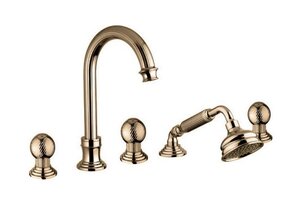 Изображение товара Смеситель Cezares Olimp BVD-02-M для ванны с бронзовым покрытием и лейкой