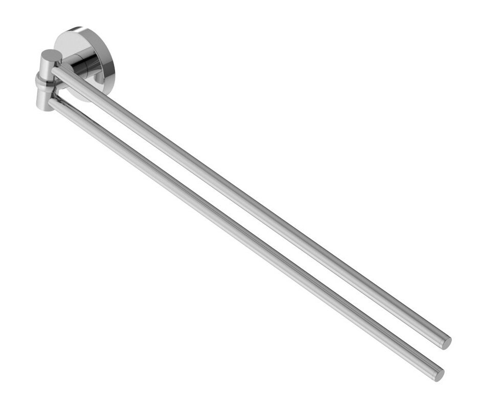 Изображение товара Полотенцедержатель двойной Cezares Relax-THD-S-01, 40 см, поворотный, хром 
