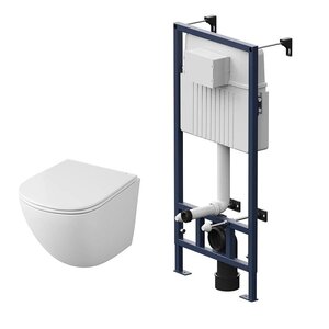 Изображение товара Инсталляция для унитаза Am.Pm ProC Owl 1975 Vind Cirkel-H с безободковым унитазом