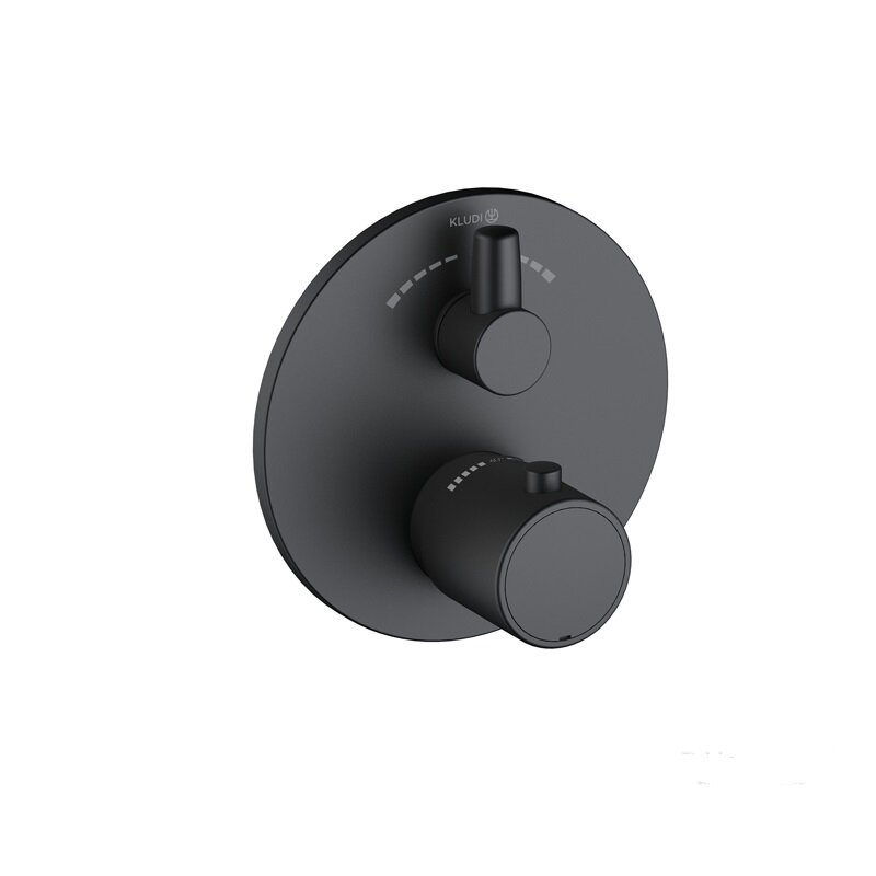 Изображение товара Смеситель Kludi Zenta SL термостатический черный Изображение товара Смеситель Kludi Zenta SL термостатический черный