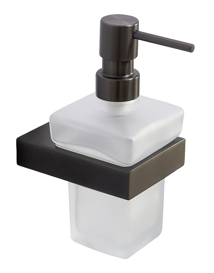 Изображение товара Дозатор жидкого мыла Cezares Slider-SOIS-V-GM, оружейная сталь