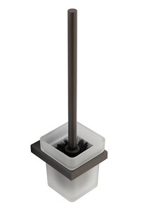 Изображение товара Ершик для унитаза Cezares Slider-TBS-V-GM, оружейная сталь