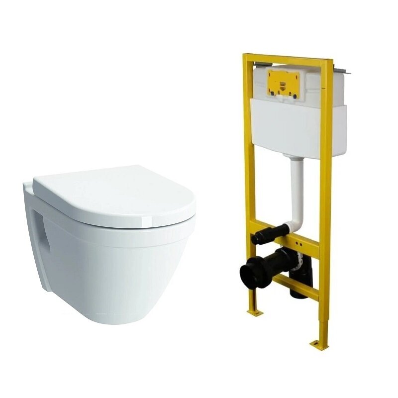 Изображение товара Инсталляция Elsen для подвесного унитаза Vitra S50 с безободковым дизайном