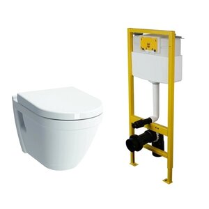 Изображение товара Инсталляция Elsen для подвесного унитаза Vitra S50 с безободковым дизайном