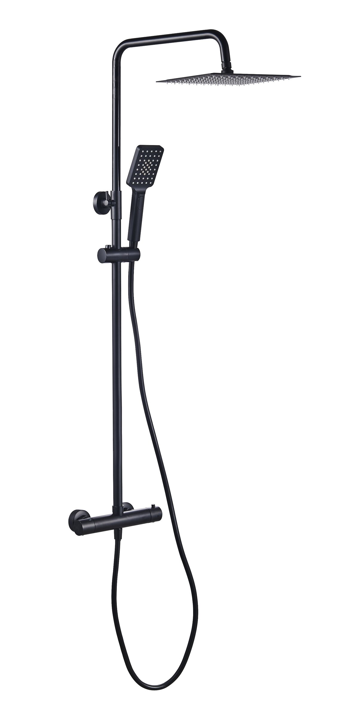 Изображение товара Душевая система Sancos Kanedo SC7100MB термостатическая черный матовый