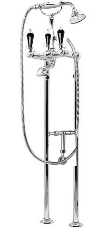 Изображение товара Смеситель Cezares Diamond VDPS-01-Sw цвет хром, ручки Swarovski