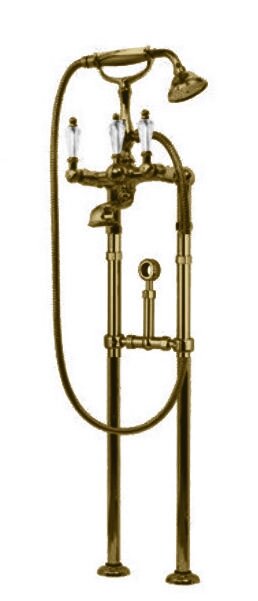 Изображение товара Смеситель Cezares Diamond VDPS-02-Sw с ручным душем и Swarovski бронза