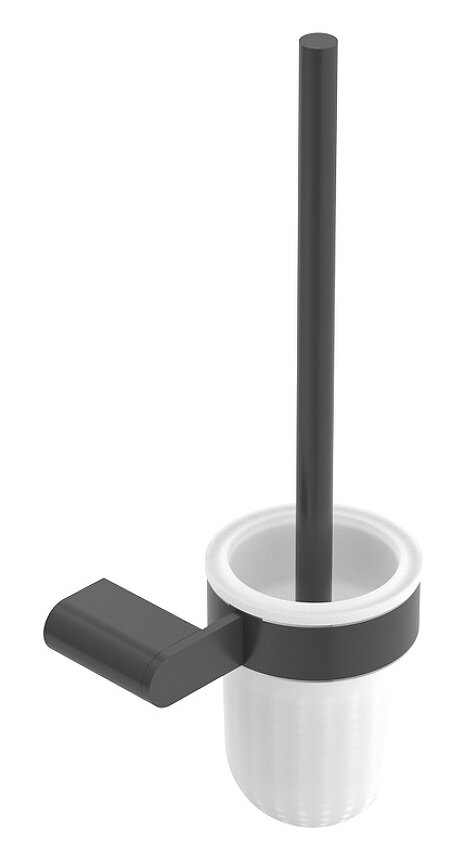 Изображение товара Ершик для унитаза Cezares Stylus-TBS-V-NOP черный матовый (настенная, нержавеющая сталь)