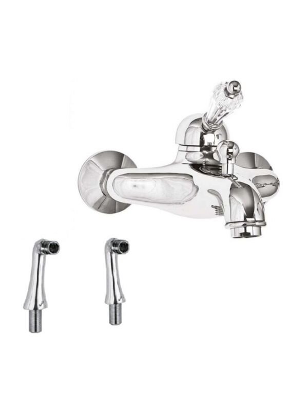 Изображение товара Смеситель Cezares Vintage PBVM-01-Sw цвет хром, ручки Swarovski