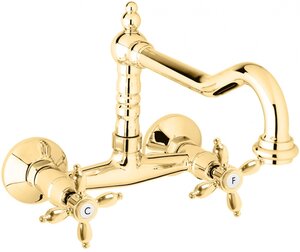 Изображение товара Смеситель Cezares NOSTALGIA-LLP-03, золото