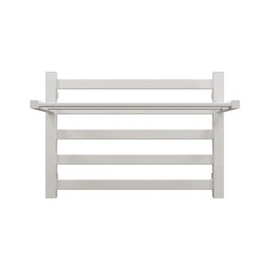 Изображение товара Полотенцесушитель водяной с полкой Grota Comfort 530x375 N RAL9016, ширина 50 см, высота 40 см, белый