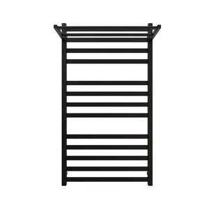 Изображение товара Полотенцесушитель водяной с полкой Grota Comfort 630x1125 N RAL9005, ширина 60 см, высота 115 см, черный