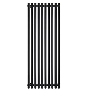 Изображение товара Полотенцесушитель электрический Secado Бергамо плюс 10, 4673739251287/4673739251331, ширина 53 см, высота 130 см, ТЭН слева/справа, черный матовый