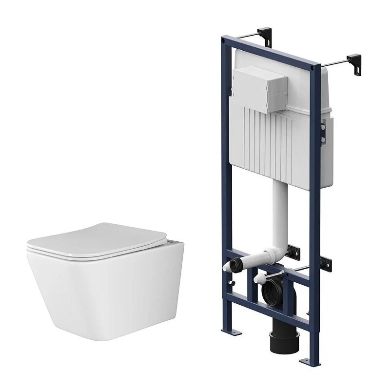 Изображение товара Комплект: Инсталляция Am.Pm ProC + Унитаз Ceramicanova Metric Rimless