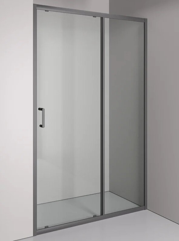Изображение товара Душевая дверь Orange E02-120TGG 120 см прозрачное стекло серый матовый профиль