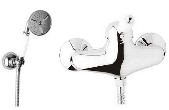 Изображение товара Смеситель для душа Cezares Elite D-01-Bi хром 2 отверстия Италия