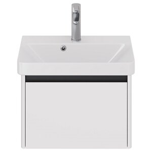 Изображение товара Подвесная тумба под раковину Dreja Luxury 99.2009 55 см белый матовый