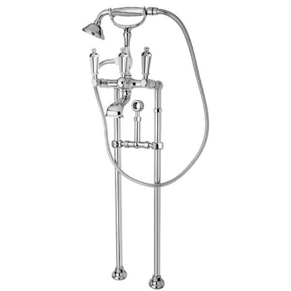 Изображение товара Смеситель для ванны и душа Cezares First VDPS-01-M хром двухвентильный напольный