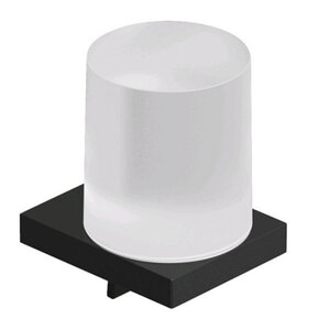 Изображение товара Дозатор для жидкого мыла Kludi Vela C 3197639, 150 мл, цвет держателя черный матовый