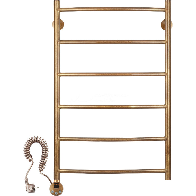 Изображение товара Полотенцесушитель электрический Secado Милан 1 плюс 4603777462895/4603777462901, ширина 60 см, высота 80 см, ТЭН слева/справа, цвет бронза